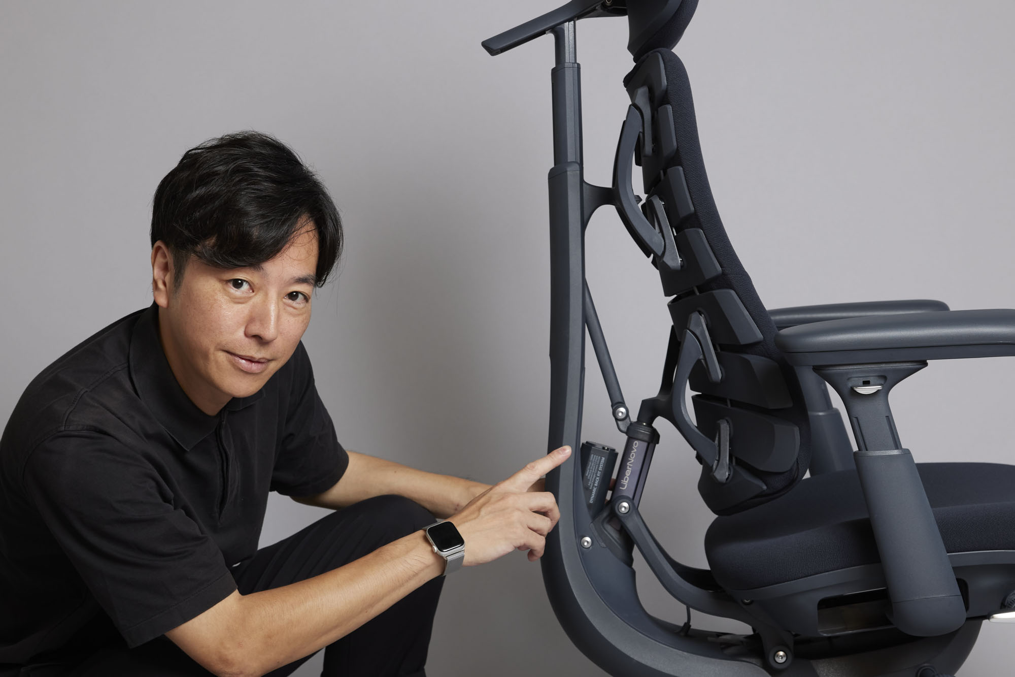 ☆yukia(＊◕ᴗ◕＊)☆ 椅子③ チェア 座椅子 ハイタイプ 高座椅子 リクライニング 7段階 腰痛