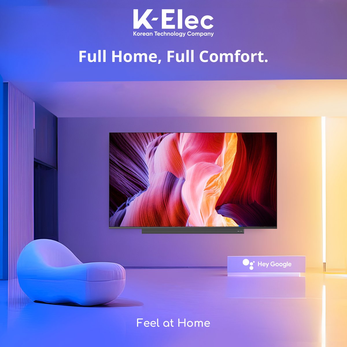 K_ElecKenya's tweet image. Experience a smarter way to relax.
K-Elec TVs bring elegance, performance, and comfort to every corner of your home.
#keleckenya #koreantechnology #kelecsmartv #sounbartv #viral