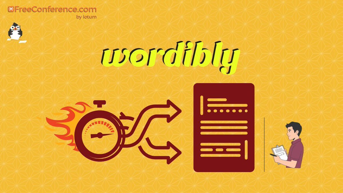 FreeConference's tweet image. Partner Post! Fast. Accurate. Human--->Wordibly.com
Now through our new partnership with Wordibly, you can upgrade your #AI
#transcript to 100% Human or AI + Human polish for professional-quality results.
Upgrade your #transcripts today—#securely, quickly, and powered…
