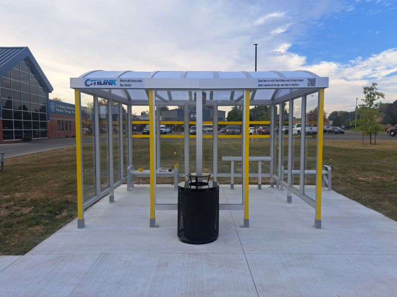 Citilink is working to add more universal shelters throughout #FortWayne. Universal shelters are bus stop structures designed to be accessible and inclusive for all users, regardless of their abilities.   

Find out more: bit.ly/CitilinkShelte…