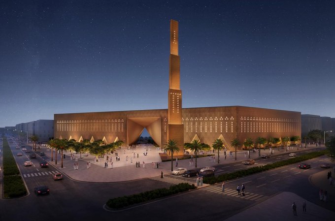 الجامع الكبير أيقونة دينية وثقافية جديدة في قلب الدرعية التاريخية بتصميم معماري فريد #شركة_الدرعية 