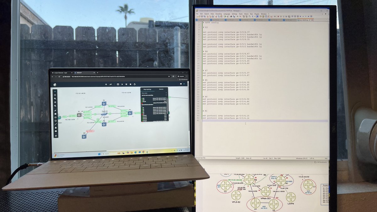 TimJBaron's tweet image. JNCIE-SP exam is less than a week away! 

7am RSVP / MPLS rise n’ grind study time! 💪💪👨‍💻

#NetEng #JNCIE #CCIE