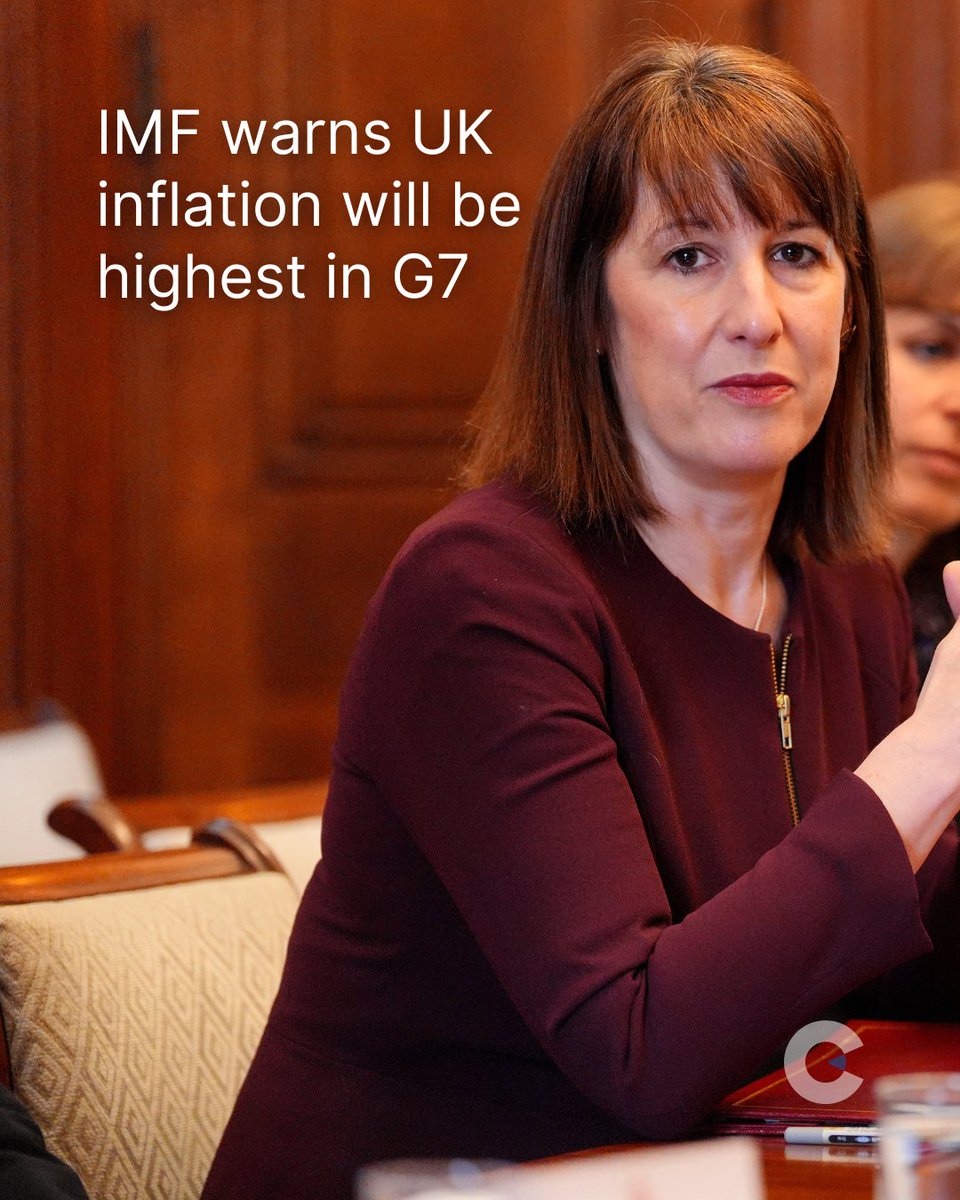 Inflation in the UK is set to surge above all G7 countries in the next two years while growth per capita will lag behind the average across advanced economies, the International Monetary Fund (IMF) has predicted. 

In its World Economic Outlook report, the IMF has said that