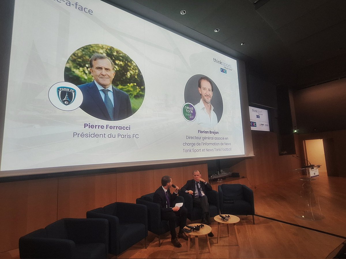 Gilbert Azoulay (@gilbertazoulay) on Twitter photo Pierre Ferracci le président du <a href="/ParisFC/">Paris FC</a> revient sur le projet du club avec <a href="/NewsTankFoot/">News Tank Sport & Football</a> lors de #thinksport. "Un enjeu de souveraineté dans le foot francais". <a href="/Ligue1/">Ligue 1 McDonald's</a> <a href="/LFPfr/">Ligue de Football Professionnel</a> Pierre Ferracci le président du <a href="/ParisFC/">Paris FC</a> revient sur le projet du club avec <a href="/NewsTankFoot/">News Tank Sport & Football</a> lors de #thinksport. "Un enjeu de souveraineté dans le foot francais". <a href="/Ligue1/">Ligue 1 McDonald's</a> <a href="/LFPfr/">Ligue de Football Professionnel</a>