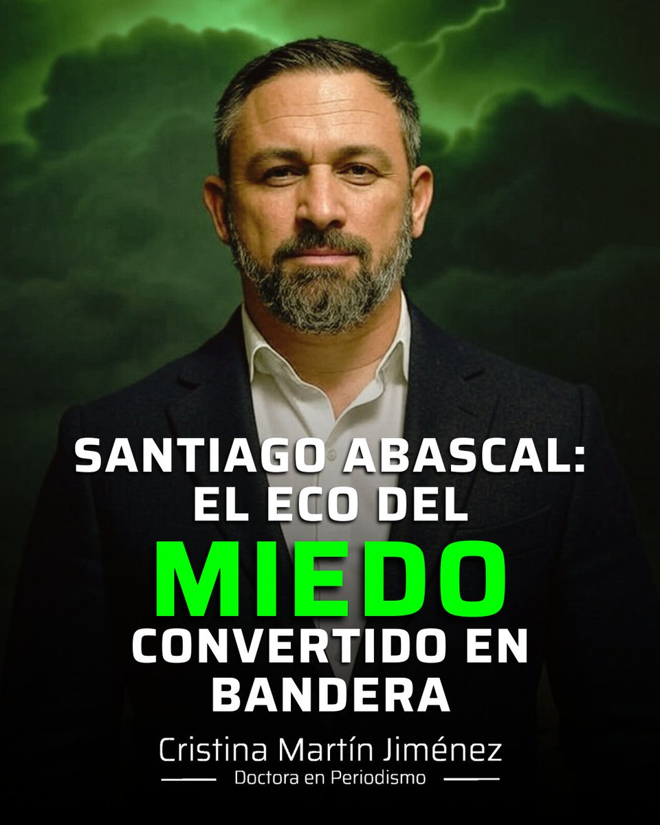 Santiago Abascal habla de libertad, pero su discurso se alimenta del miedo; invoca la patria, pero la reduce a trinchera. Ha convertido la política de España en una guerra de símbolos donde la razón se sustituye por el grito. No busca convencer. Su fuerza no nace de la verdad,