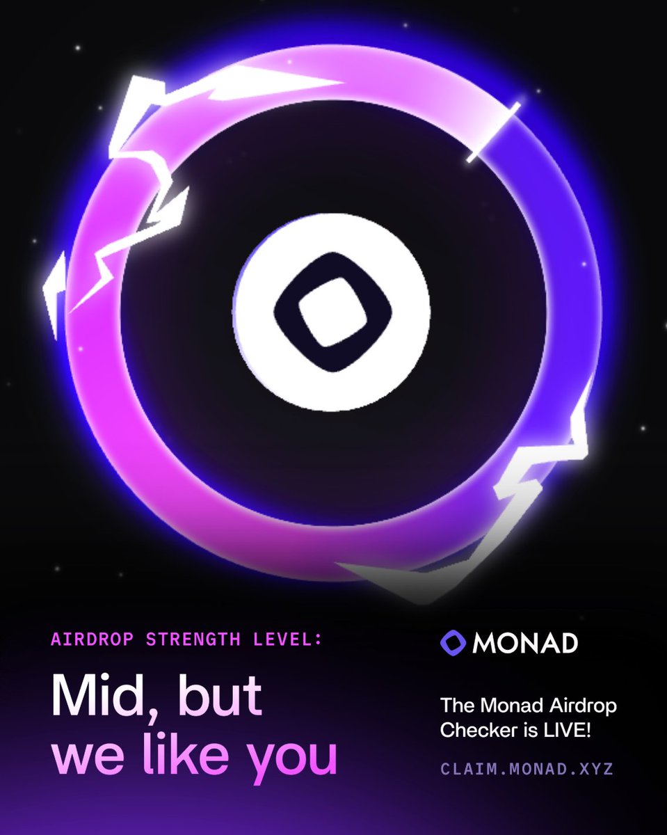 showing this....

Is I'm really eligible for $MON?

If yes then I'm giga bullish on <a href="/monad/">Monad (mainnet arc)</a>