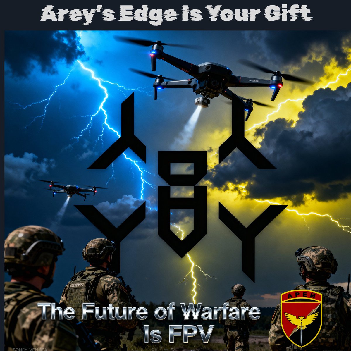 ⚔️Arm The Elite⚔️

$ 4,194 ✅ - $16,600 to complete🐝🎯
- $10 = entry in the raffle

Arey’s Edge Is Your Gift.Every FPV drone funded sharpens Ukraine’s elite artillery blade.