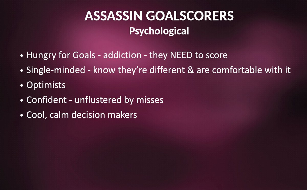 Goalkeepers have dedicated courses &amp; coaches, it’s time we invested in bringing expert ex-strikers to develop coaches (Jermaine Defoe on the FA AYA course recently) 
Goalkeepers routinely have more practice shots at them from gks than competing against strikers trying to score