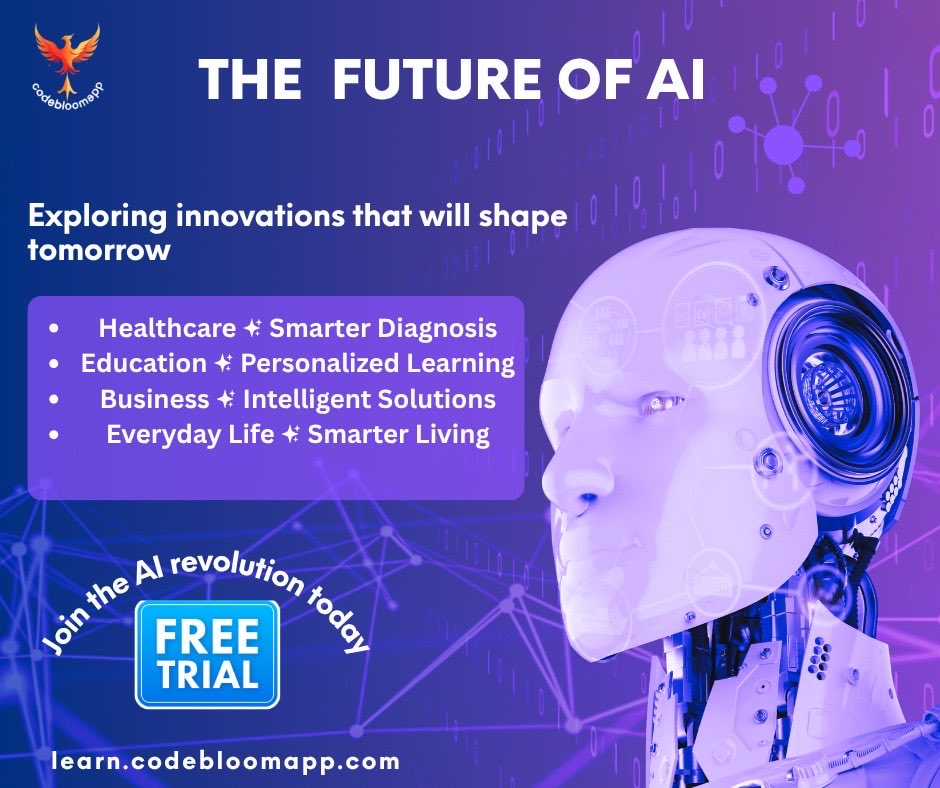 codebloomapp's tweet image. 🚀 Step into the Future with AI Learning! 💡
Master Artificial Intelligence, Machine Learning & Data Science
Free Demo! Limited seats
learn.codebloomapp.com
+91 75697 65474
#CodeBloomApp #AIRevolution #ArtificialIntelligence #MachineLearning #DeepLearning #TechLearning