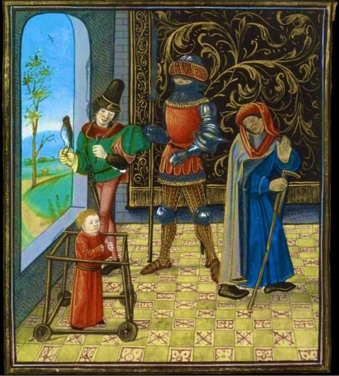 Plantagenet1455's tweet image. Medieval baby walker.