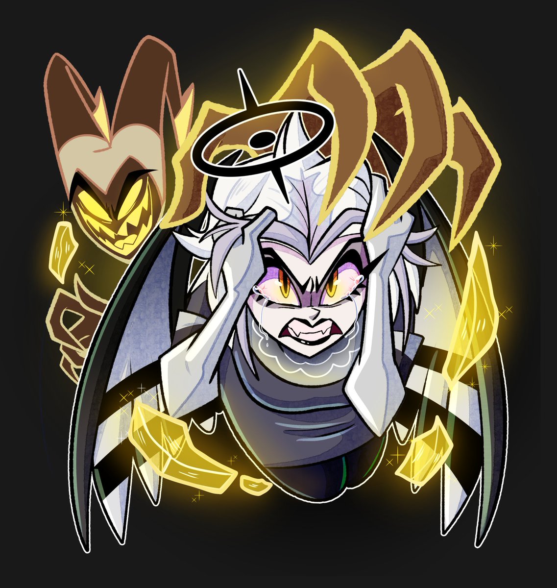 nice_carito's tweet image. Storms comin&apos;, I can see the clouds #HazbinHotel