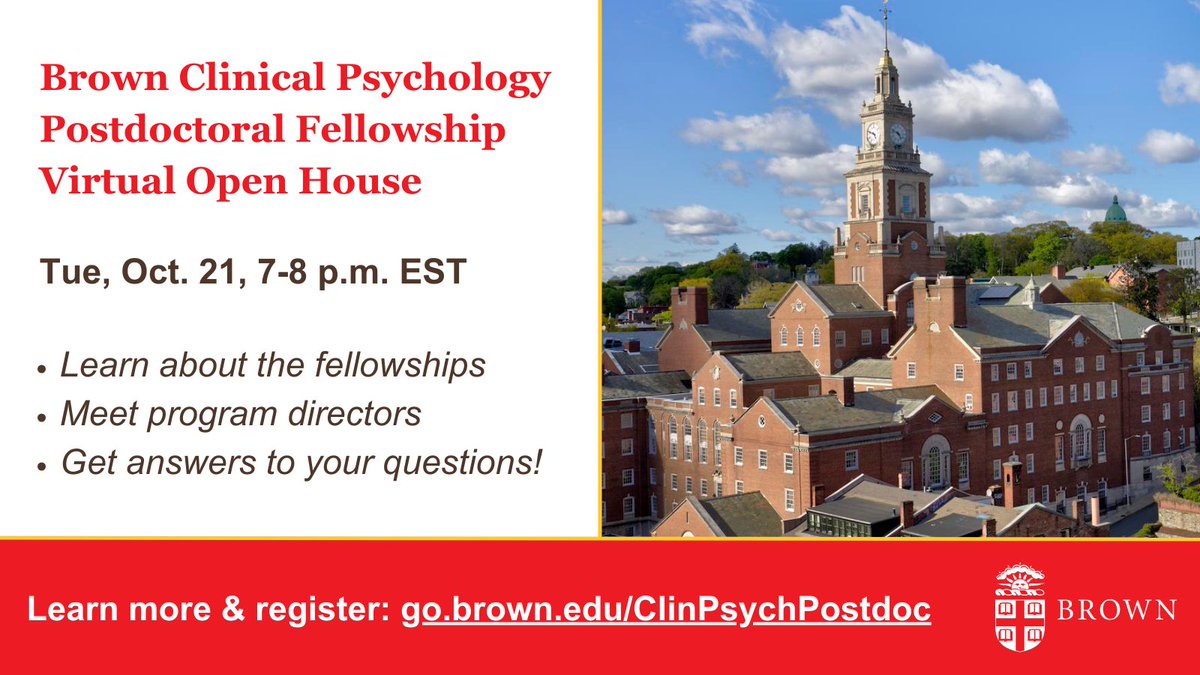 Brown Clinical Psychology Training tweet media