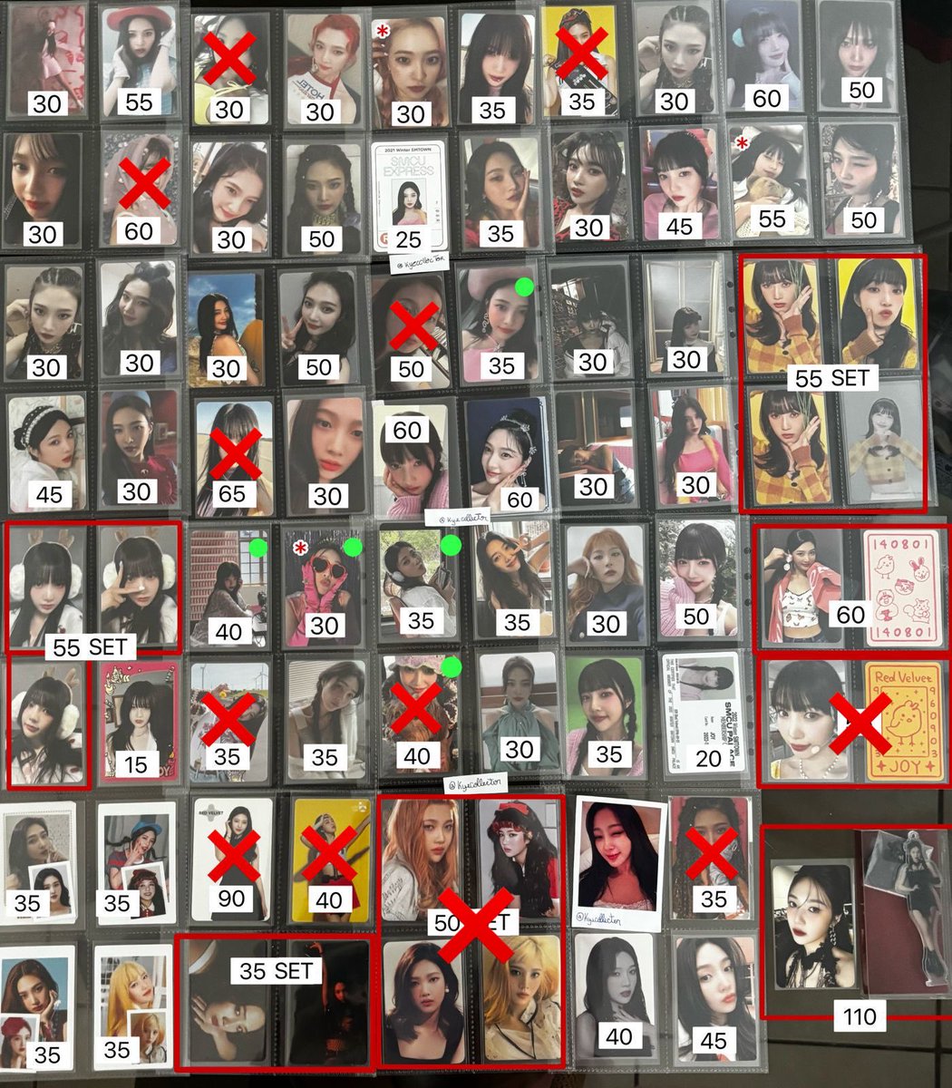 SEULGREMIO's tweet photo. 🏷️ CEG NACIONAL JOY 

- set garantido 
- ⁠photocards com asterisco contém avaria 
- ⁠photocards com ponto verde só saem com mais um 
- ⁠pagamento imediato quando solicitado 
- ⁠item+fretes 
- ⁠+120fb pelo instagram byulemo

🏷️ joy venda vendo compra compro red velvet https://t.co/NwekUoqDZR