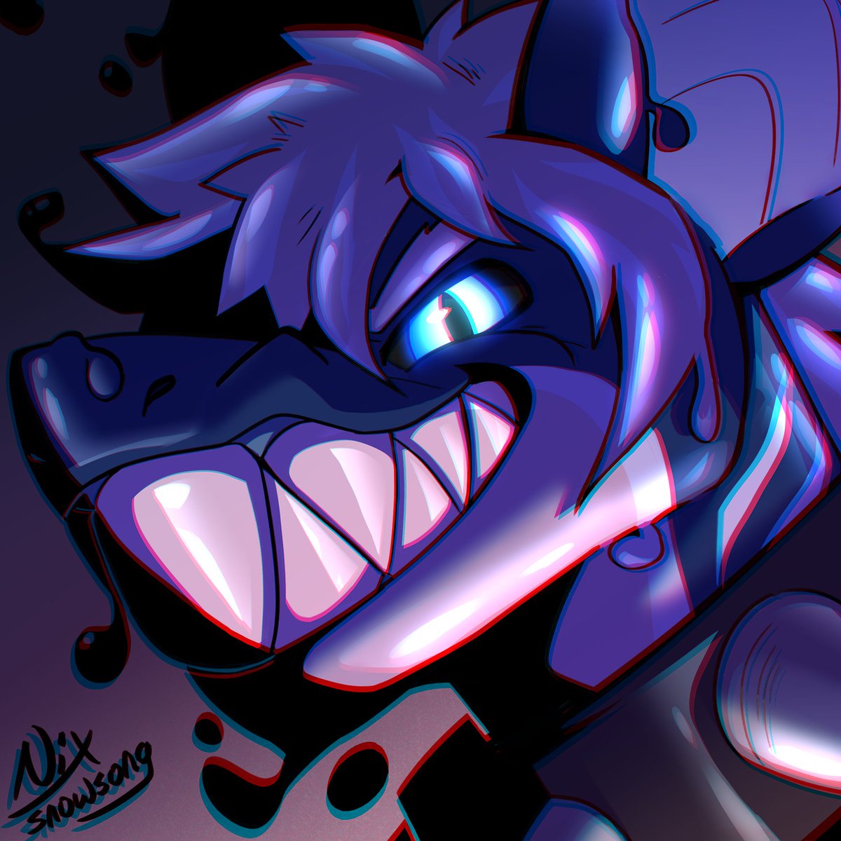 Gooey shark!

Commission for <a href="/TheBlueBritWolf/">Zigs (zigs.bsky.social)</a>