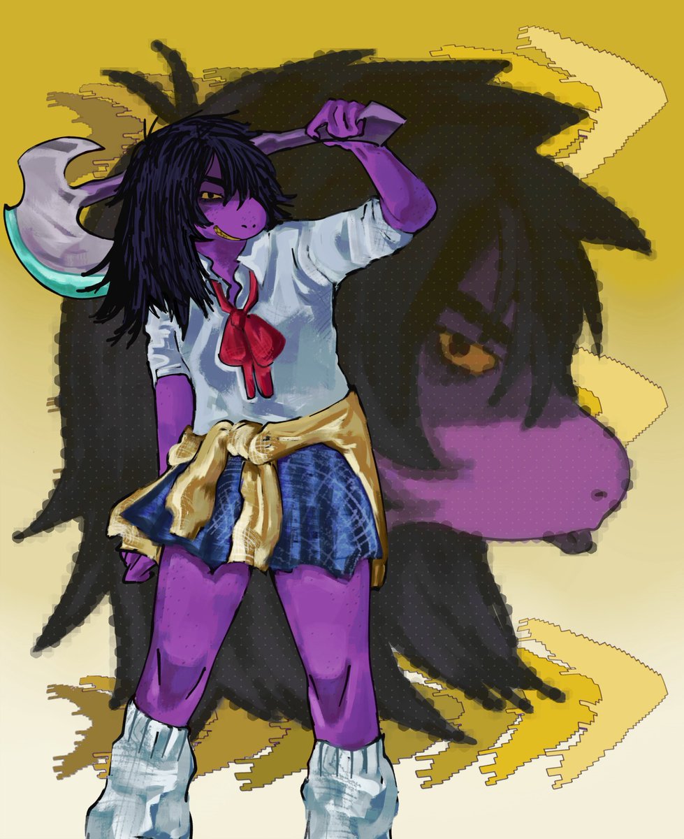 #DELTARUNE
rude buster