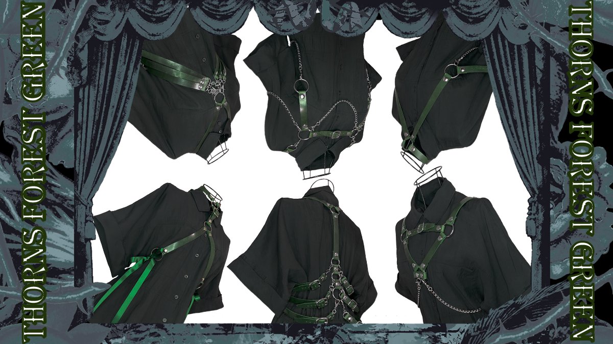 𝕿𝖍𝖔𝖗𝖓𝖘 𝕱𝖔𝖗𝖊𝖘𝖙 𝕲𝖗𝖊𝖊𝖓

✦••┈┈┈••✦••┈┈┈••✦

幾重にも絡み鬱蒼と茂る荊を
想わせる重厚なグリーンカラー。

粛々と佇む棘蔓の淑やかさに
静観な緑の重々しい雰囲気を
是非御楽しみ頂けますと幸いです。

少数展開/完売次第廃盤となります。