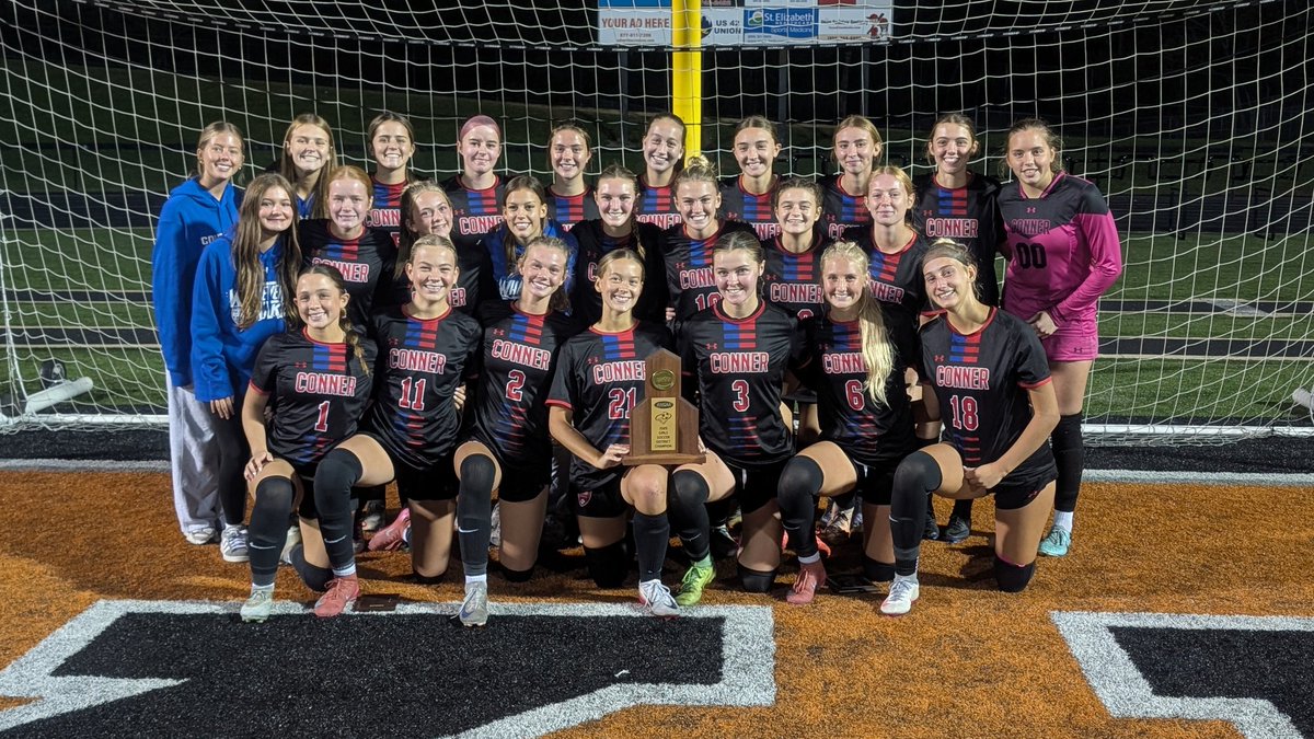 <a href="/Boone_County/">Boone County Schools</a> <a href="/ConnerHigh/">Conner High School</a> Great weather today to catch a regional playoff match tonight! Come out and support the girls varsity as they host NCC in a must-win match to advance.   #raisethestandard #rollcougs
📆 TODAY October 14th
⏰7:00 PM
📍Conner
🎟️ www connerhsathletics.com