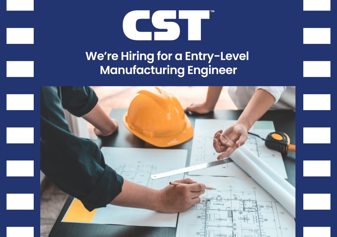 We're Hiring!

CST's Dekalb, Illinois facility is looking for a Entry-Level Manufacturing Engineer to join our incredible team! Apply at the link below!

👉hubs.la/Q03NrMht0👈

#Hiring #Manufacturing #Engineer #Dekalb #CSTIndustries