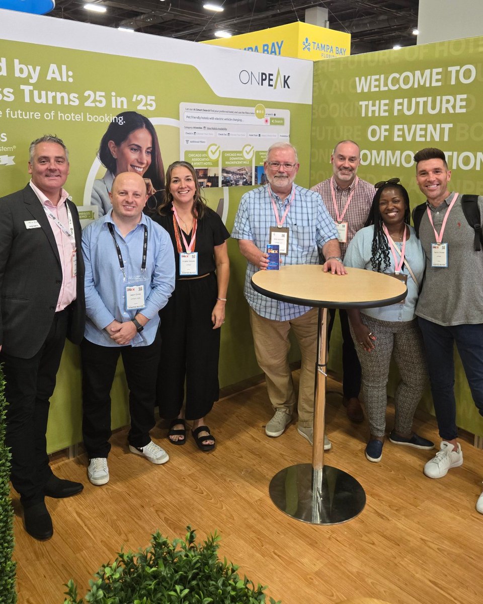 onPeak's tweet image. What an amazing week at #IMEX25! 🙌
We loved connecting with clients, partners, and industry professionals.  Introducing AI Smart Search, our latest event housing innovation, was a highlight for sure! 

#eventprofs #EventTech #AISmartSearch #HotelAccommodations #alwaysonPeak