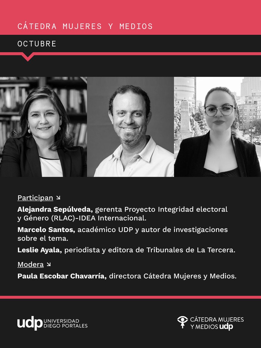 Sobre la creciente hostilidad en redes sociales hacia mujeres políticas y periodistas, analizando sus causas, consecuencias y posibles soluciones se estará conversando en nuestro próximo panel
No te quedes fuera!