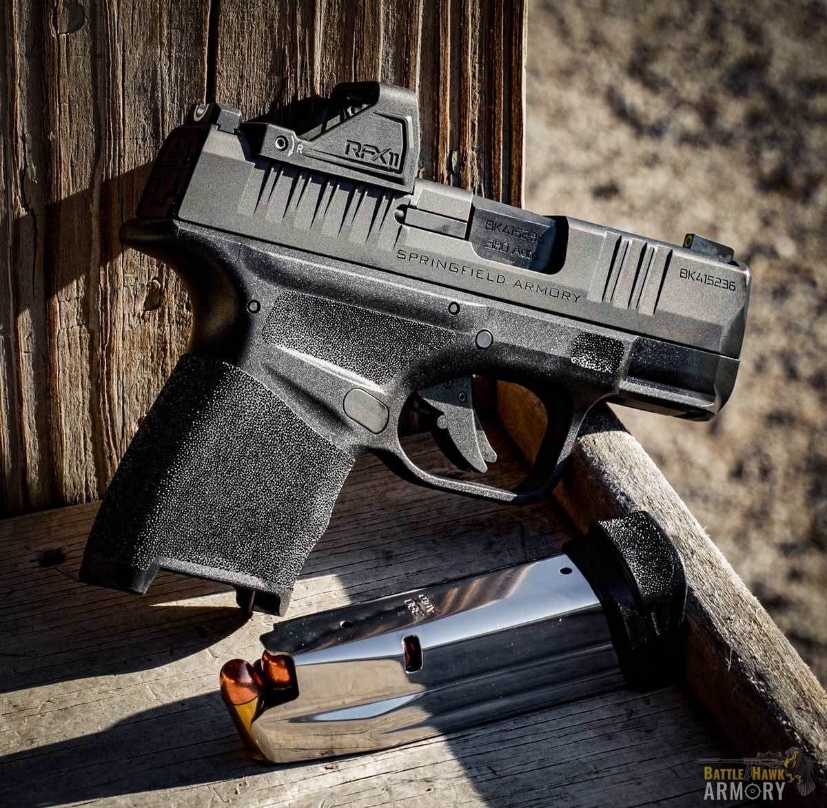 NEW from <a href="/Springfield_Inc/">Springfield Armory®</a> - the Hellcat .380 ACP! We were able to take this micro-compact out to the range yesterday and put it through its paces. The performance was flawless and the .380 in a smaller package makes for a very easy-to-shoot pistol. We're appreciating the