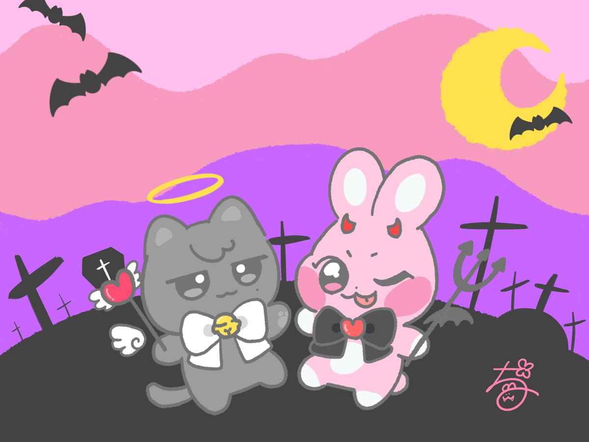 c_pink_u's tweet image. Happy Halloweeennn😇😈

#ateezFA #aniteez