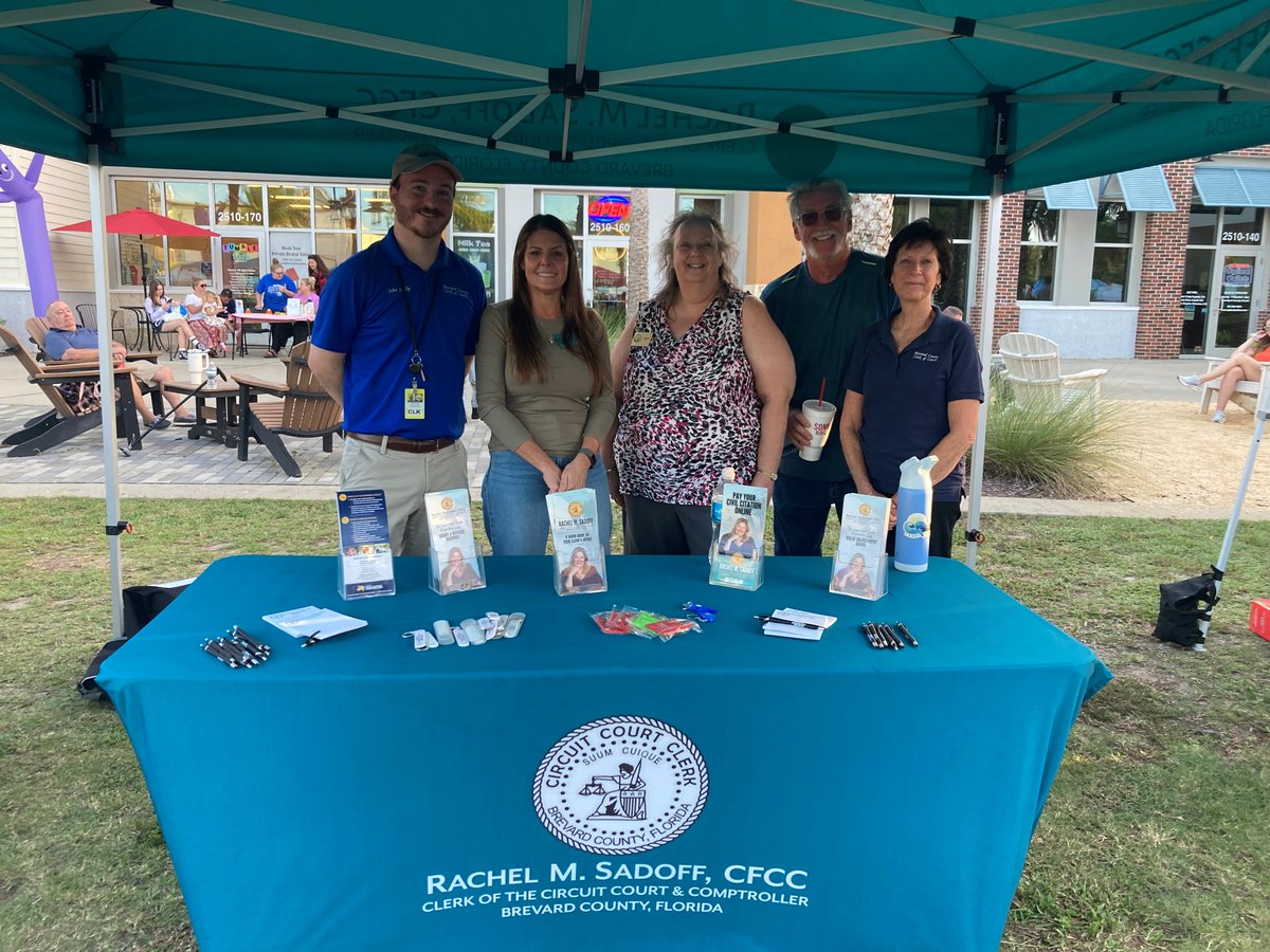 Our team had a great time connecting with the community at the City of Titusville National Night Out last week!  Big thank you to everyone who stopped by! 

#FLClerks #NationalNightOut #TitusvilleFL