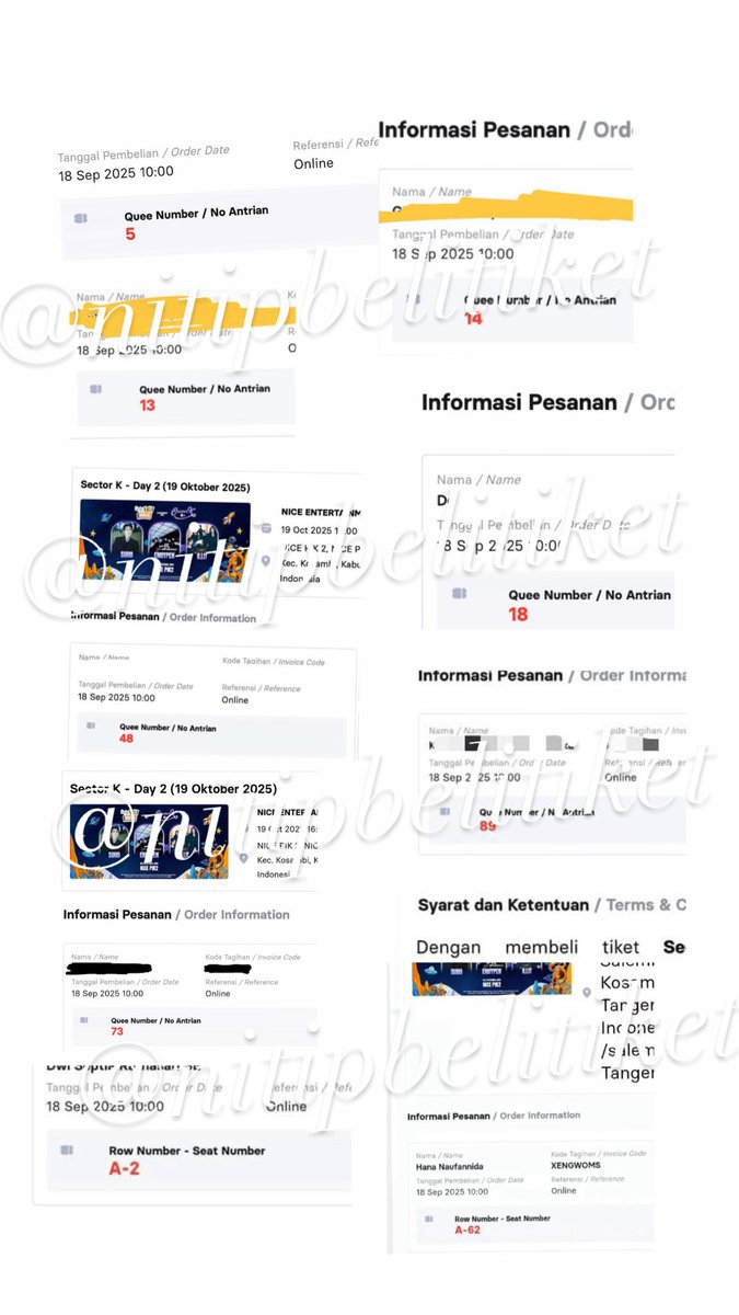 Jastip War Tiket Konser tweet media