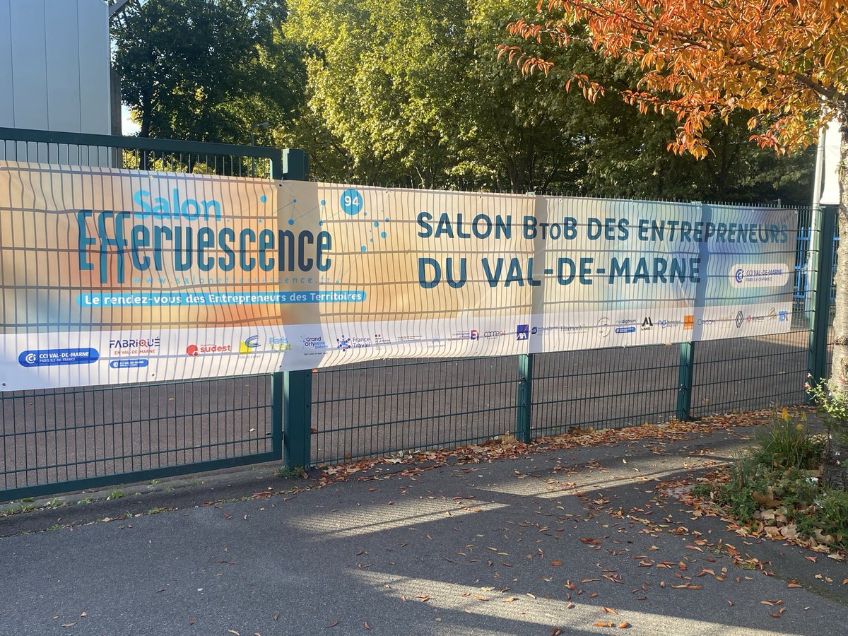 Bravo <a href="/CCI94/">CCI Val-de-Marne</a> pour cette superbe édition 2025 du Salon Effervescence !

Très fier de mon amie <a href="/SallyBennacer/">Sally bennacer</a> et de son équipe ! 190 entreprises qui font du « fabriqué en <a href="/valdemarne_94/">Val-de-Marne</a> » et se sont retrouvés pour créer lien et business !

<a href="/CCI_95/">CCI Val-d'Oise  🇫🇷</a> <a href="/philippecran/">Philippe Ecran</a> <a href="/effervescence95/">Salon Effervescence Val d'Oise</a>