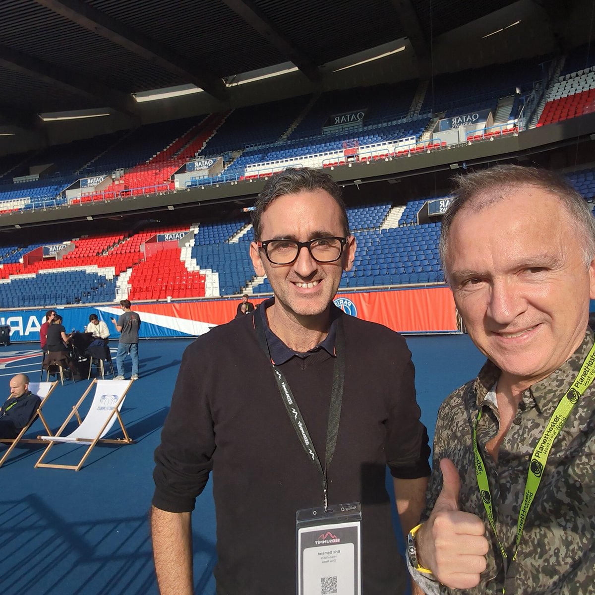 volumium's tweet image. Avec Eric Demaret un ancien collègue de Performics 😉💯⚽ #seosummit