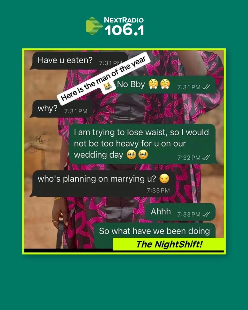 nextradio_ug's tweet photo. Have you ever been in a “relationship” that only existed in your mind? Be Honest!!! 

#NextNightShift #NextRadioUG https://t.co/CKXIgFOE8B
