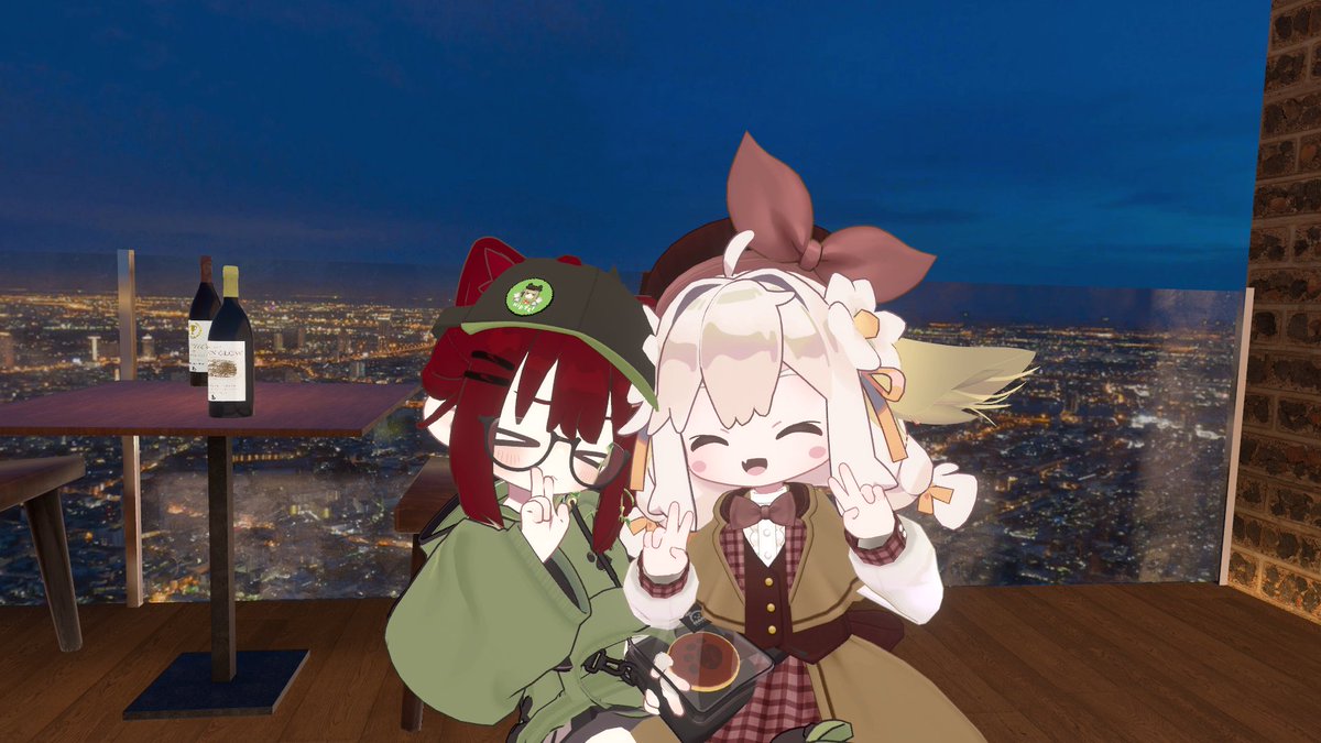2025-10-14
今日のツーショ～
おめでとうね～＆ありがとうね～
みんな健やかに過ごそうね～