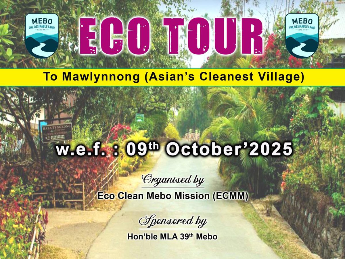 Borguli Village, winner of the Cleanest Village Award, has been sent on an exposure tour to Meghalaya under ECMM as a reward for their exemplary efforts. 
May this inspire them to continue their journey towards becoming the cleanest village in India!