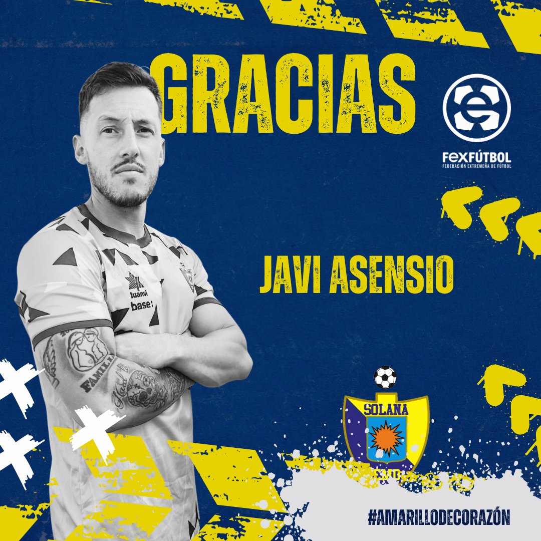 ❌ BAJA

📝Javi Asensio dice adiós al equipo.

Una inoportuna lesión de rodilla le ha impedido debutar como amarillo y dice adiós al fútbol.

Una pena, teníamos muchas esperanzas depositadas en ti.

👏 Gracias por todo y mucha suerte.

#AmarillodeCorazón💛