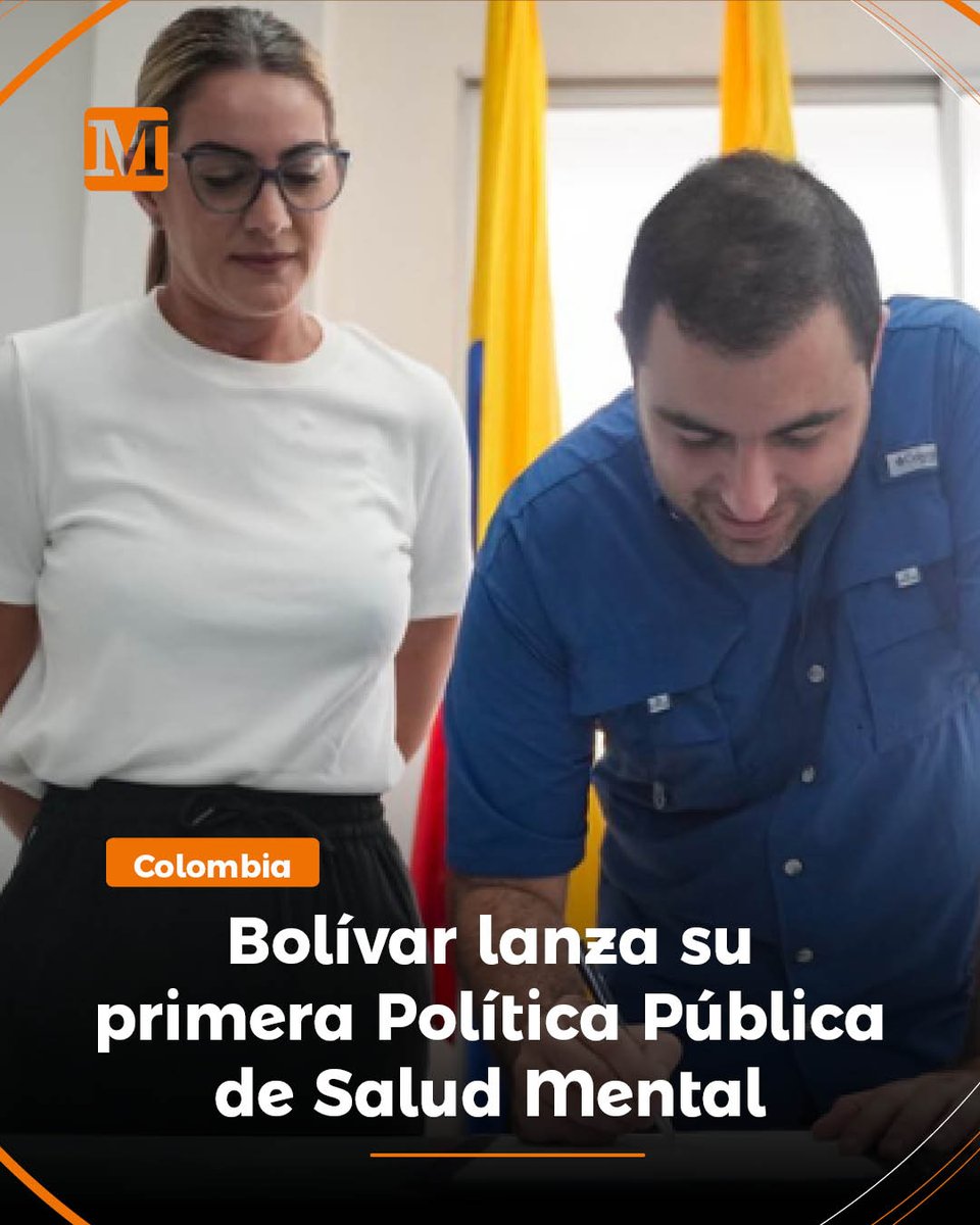 #Colombia | En un acto simbólico realizado en el municipio de Magangué, el gobernador de Bolívar, Yamil Arana Padauí, sancionó la ordenanza que da vida a la primera Política Pública de Salud Mental del Departamento, una iniciativa sin precedentes que busca fortalecer la atención