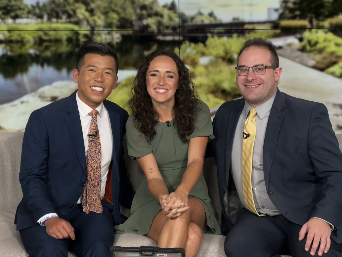 NewsPham's tweet image. Glad to be back with the #UpWithKREM fam! @NicoleKREM2 @ThomasPatrickWx @KREM2