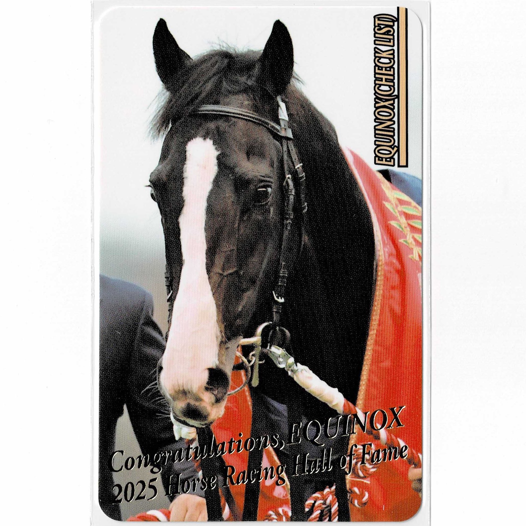☆アーモンドアイ(No.2111)☆まねき馬倶楽部 年度代表馬SPカード ☆アーモンドアイ(No.2111)☆まねき馬倶楽部 年度代表馬SPカード