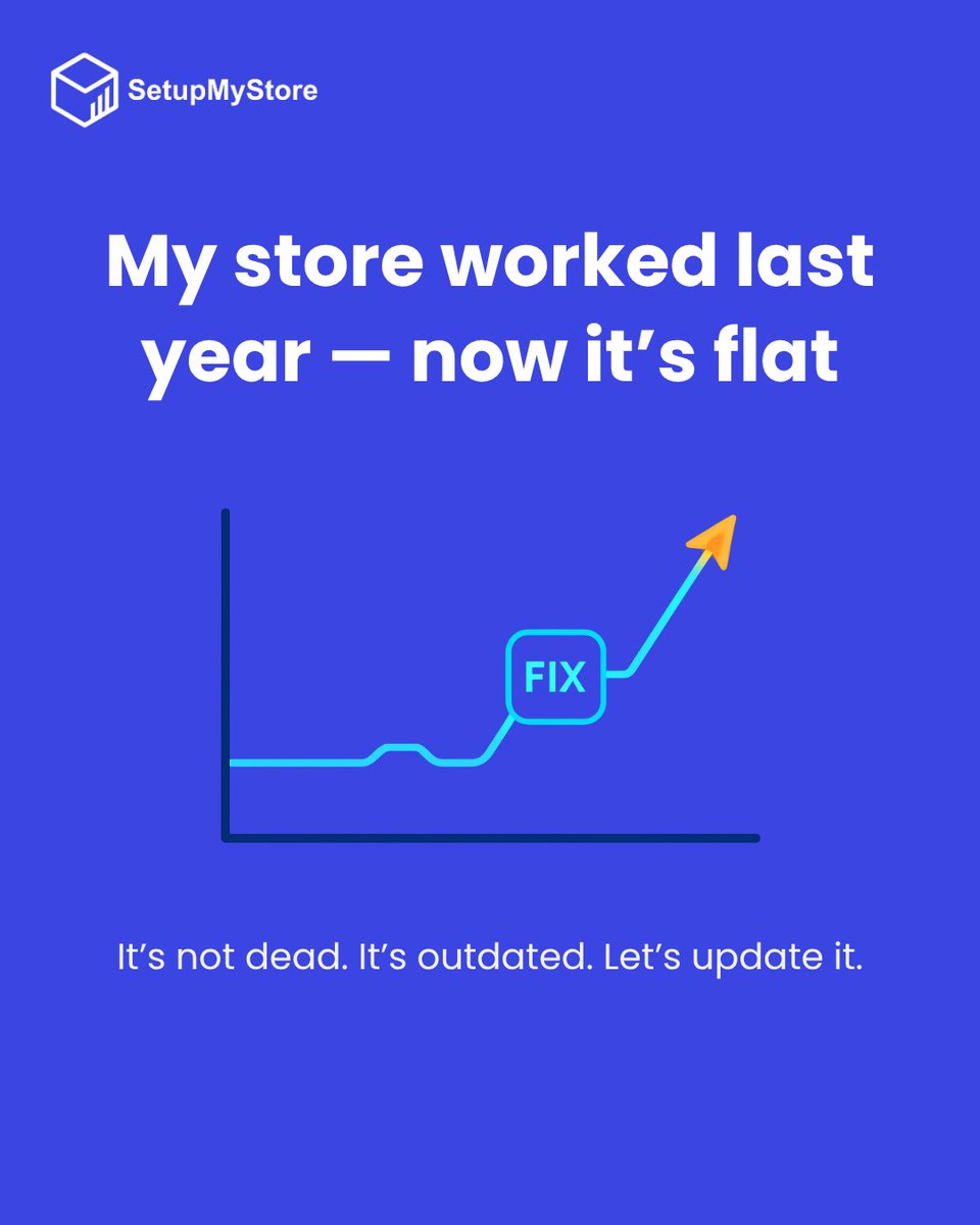CEO_SMS_Waleed's tweet image. 📉 What worked in 2023 doesn’t always work in 2025.
Algorithms changed. Buyer behavior shifted.
We update your systems, optimize performance, and bring your sales curve back to life.
#SetupMyStore #EcommerceGrowth #EcommerceOptimization #StoreFixers #ShopifyExperts