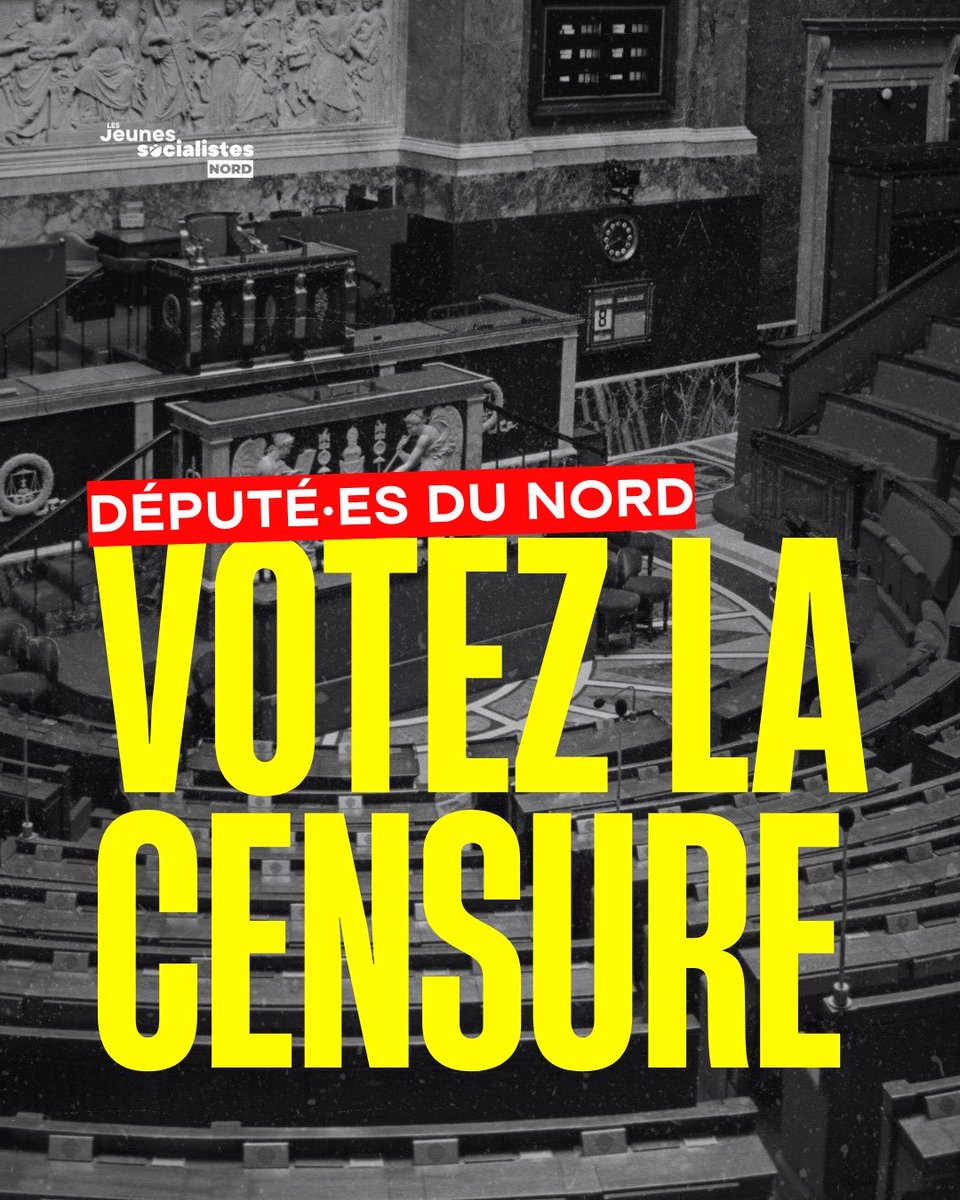 Le compte n’y est pas. 

Député•es du Nord, votez la censure ! ✊