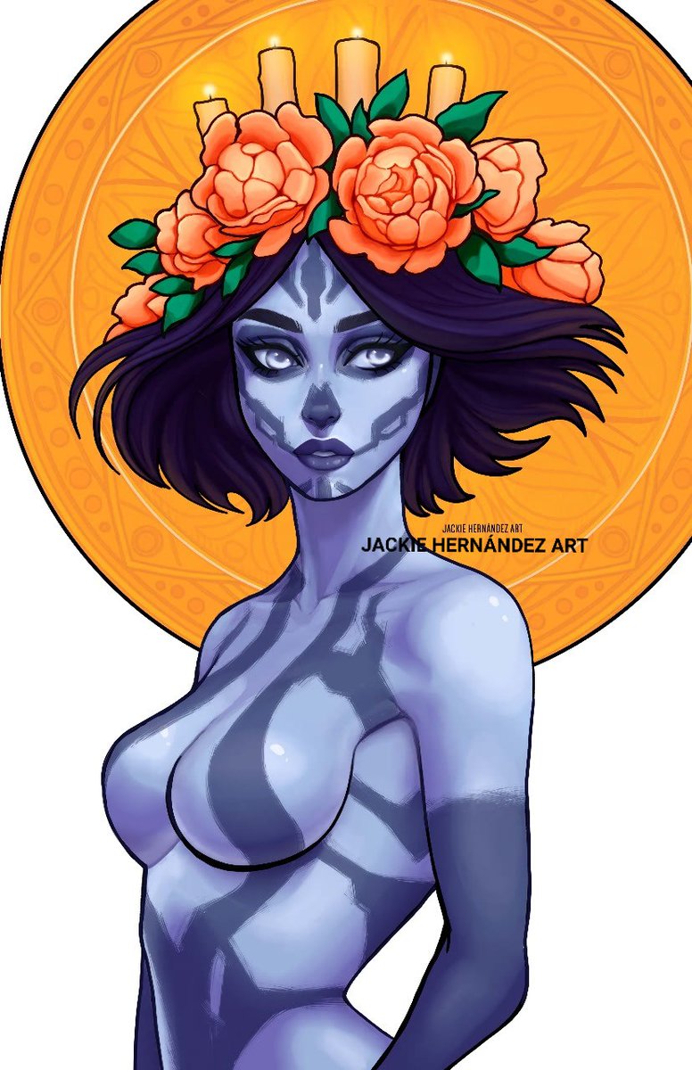 👀 #Cortana #Catrina is done! 🥺 Super happy with how she turned out — perfect for the #DayOfTheDead vibes this November 💙✨ Show her some love! ✨🇲🇽✨
<a href="/Xbox/">Xbox</a>  <a href="/XboxMexico/">Xbox México</a>  <a href="/Unyshek/">John Junyszek</a>   <a href="/UnscMexico/">UNSC México</a>  <a href="/Halo/">Halo</a>     #HaloSpotlight  #cortana