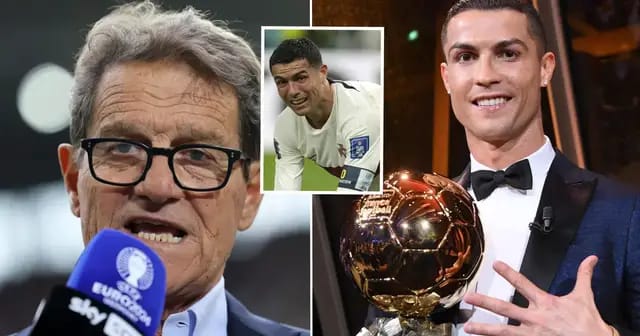 Top 4 melhores jogadores da história do futebol, segundo Fábio Capello

🥇 🇧🇷 Pelé
🥈 🇦🇷 Maradona 
🥉 🇦🇷 Messi
4️⃣ 🇧🇷 Ronaldo Fenômeno 

🗣 🇮🇹Fábio Capello: "Cristiano Ronaldo é um bom jogador, mas não nesse nível. Ele marca gols, ele não é um gênio, mas os outros têm aquela