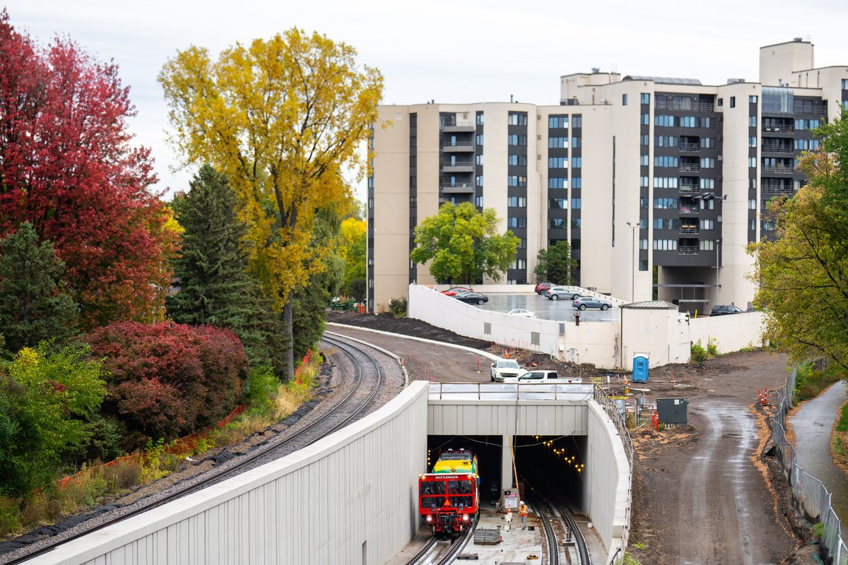 It’s still insane that we spent so much money to dig this light rail tunnel between the Minneapolis chain of lakes rather than run the train through Uptown and the most densely populated area in the state.

(Pink line is where this track is, dark red is where all the people live) 