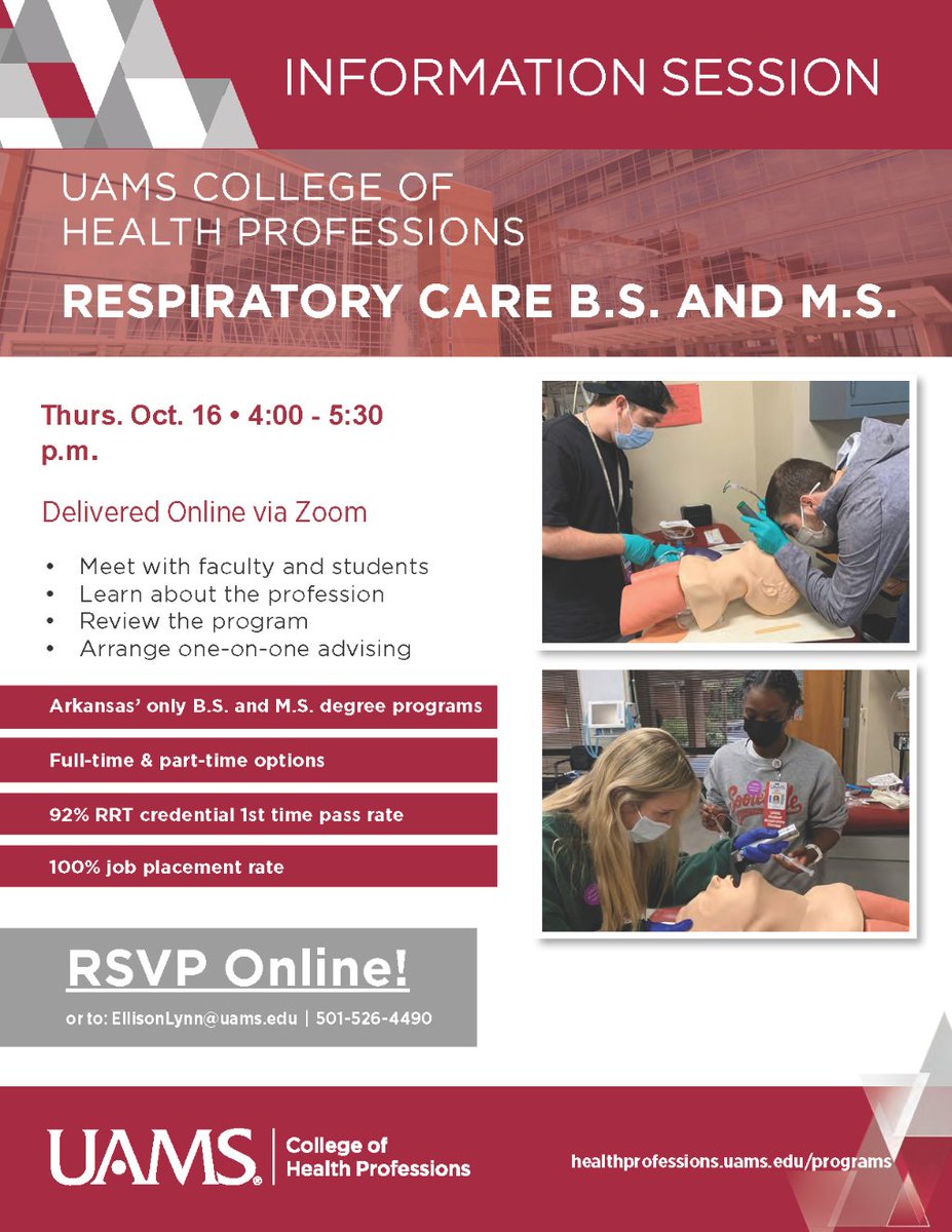 UAMS College of Health Professions tweet media