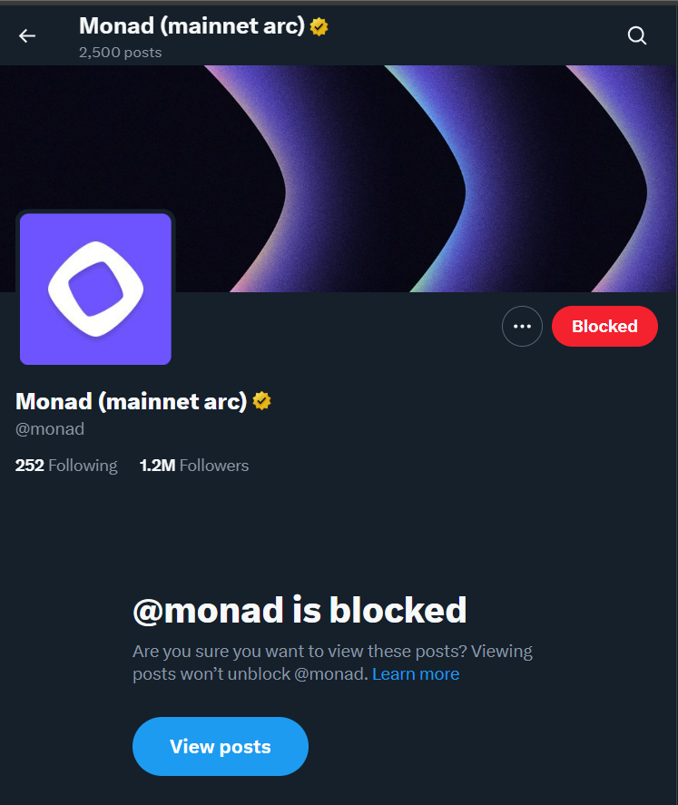 KhageneD's tweet photo. Fuck you monad.

Thank you for your attention to this matter. https://t.co/8v3YrhgIHT