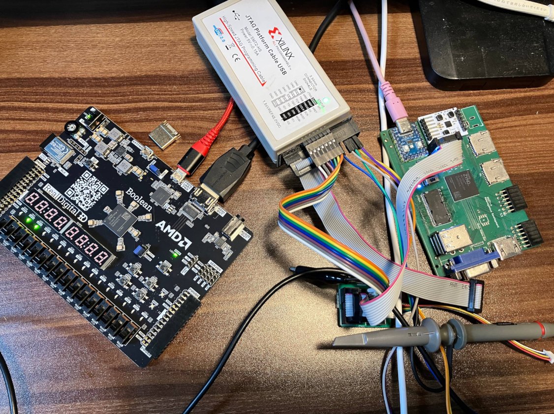 regymm0's tweet image. #FPGA developer with open-source toolchains! 
-&amp;gt; The table
-&amp;gt; The screen
-&amp;gt; The code (fasm, assembly for FPGA)
The lesson is good HDMI output requires SKEW to be FAST, and some more insidious settings that are automatically set by Vivado.