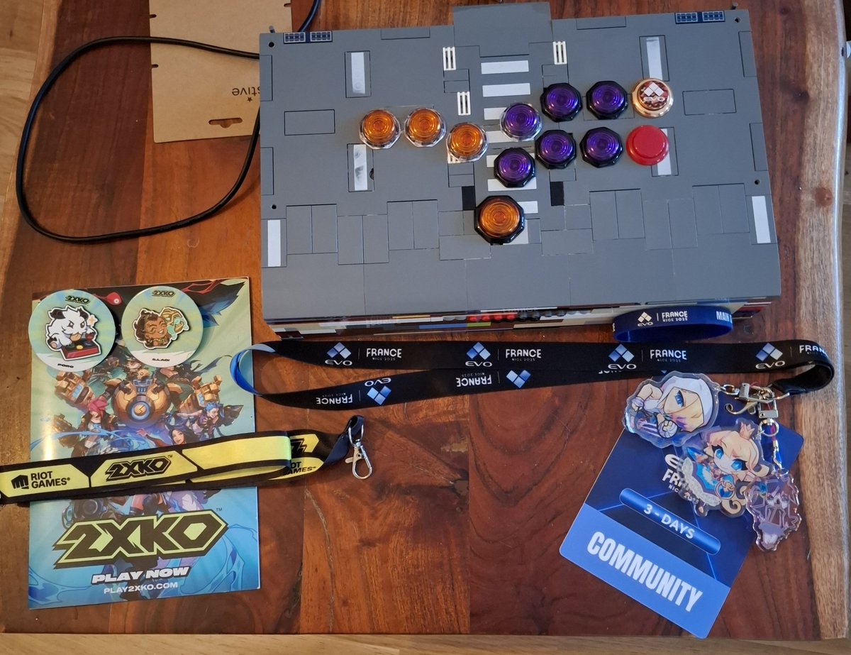 Thank you for such an amazing event #EvoFrance2025 me and my Lego box will most definetly be back again next year👌