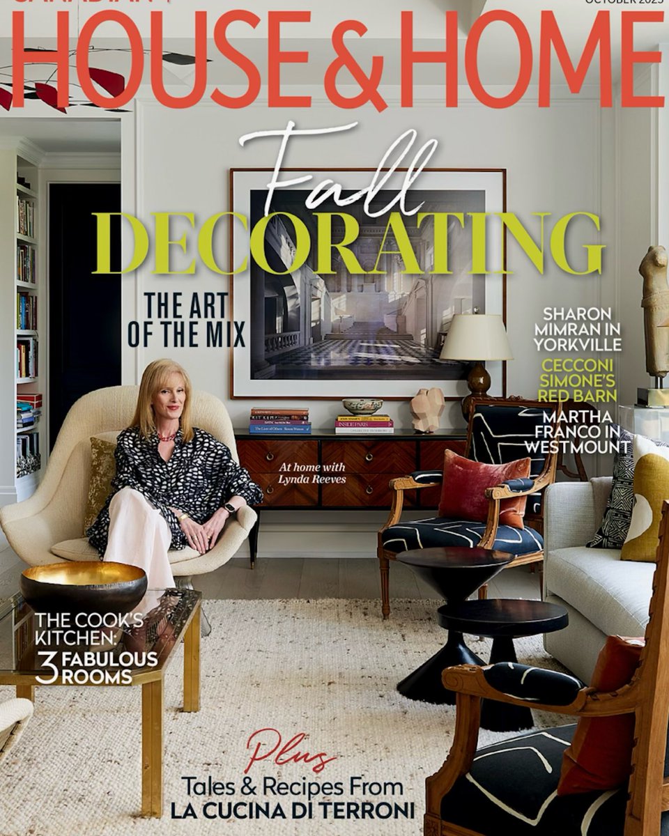 So proud to see my friend Martha Franco featured in the October issue of House &amp; Home magazine. 🖤🖤

Martha’s approach to architecture has always stood out to me. She has this ability to blend heritage, culture, and craftsmanship in a way that feels deeply personal yet timeless.