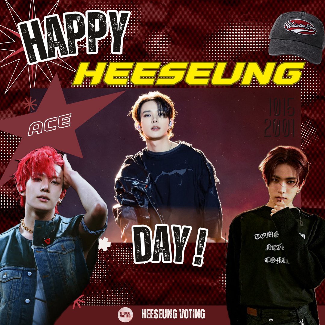 Happy Birthday, HEESEUNG! 🎉

Happy birthday to our all-rounder, our ace, and our forever pride — LEE HEESEUNG! 

Your hard work, passion, and genuine heart continue to inspire us every day. Through every vote, project, and support, we hope you feel how deeply loved you are by