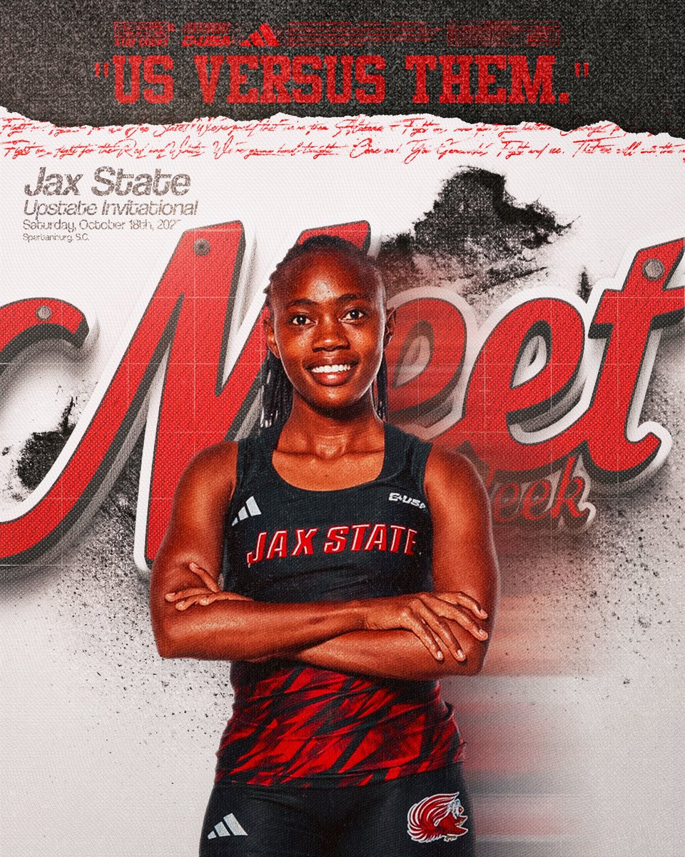 JaxStateXCTF's tweet photo. Meet Week at Upstate ⬆️

🎟️ Upstate Invitational
📍 Spartanburg, S.C.
⌚️ 8:00 AM (W) | 8:45 AM (W)

#StayCocky 🐔 | #FearTheBeak 👌 https://t.co/FBwSuoConP