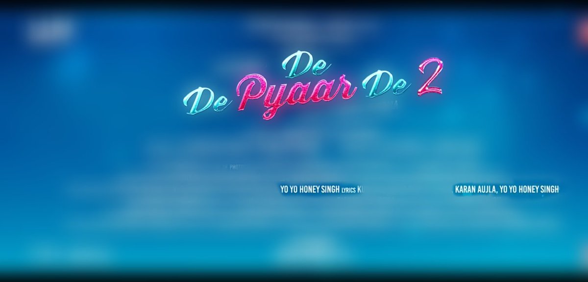 Ratanhatwa's tweet image. #DeDePyaarDe2 Music Or lyrics also by #Karanaujla and #yoyohoneysingh
in dono kaa gaana saath mai bhi ho sakta hai.
MAZAA Aayegaaaa,
or Trailer bhi mazedaar h๐๐ป๐๐ป.
#AjayDevgn #RakulPreetSingh #RMadhavan And all